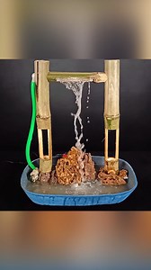 Beautiful Garden Bamboo Fountain 🎍💦 #diy #bamboo #fountain | RusticKraft