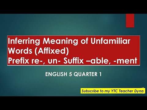 Inferring the Meaning of Words with Affixes Using Context Clues