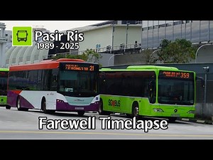 Pasir Ris Bus Interchange Timelapse [1989 - 2025]