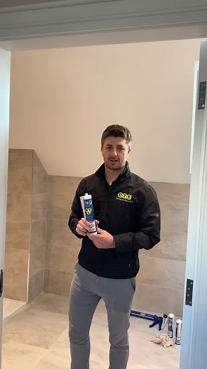 2.5K views | BT1  The ultimate bathroom sealant and adhesive ⭐️ Check out this amazing bathroom finished with BT1 pale grey #ct1#bt1#sealant#adhesive#diy | CT1 | Facebook