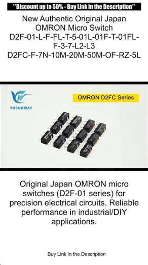 OMRON Micro Switch D2F Series