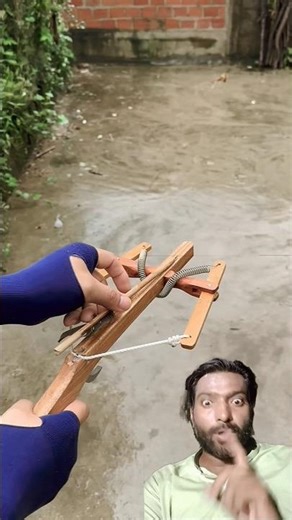Amazing DIY Wooden Toy Crossbow 🥺 #shorts #trending #youtubeshorts