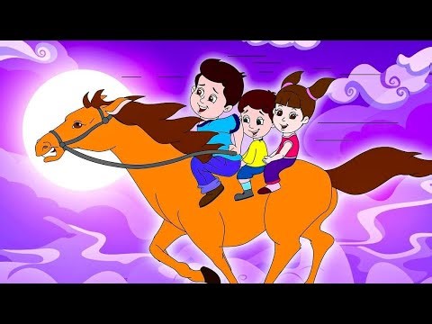Lakdi ki kathi | लकड़ी की काठी | Popular Hindi Children Songs | Animated Songs by NNC TOONS