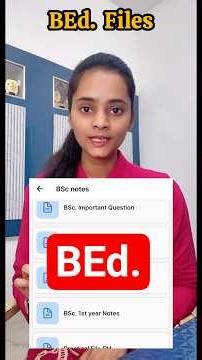 BEd. Lesson Plan and Assignments Files #bedadmission2026 #bed2026