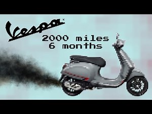 6 Months and 2000 Miles with the Vespa Sprint 150 S - Including Ownership Costs