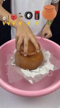 HOW MUCH PAPER DOES IT TAKE TO MAKE THE OBJECT FLOAT? #asmr #experiment #satisfyingvideo