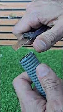 Pedreiro revela a emenda perfeita para conduítes! 🧱🔧#DIY #Conduíte #Pedreiro #Construção