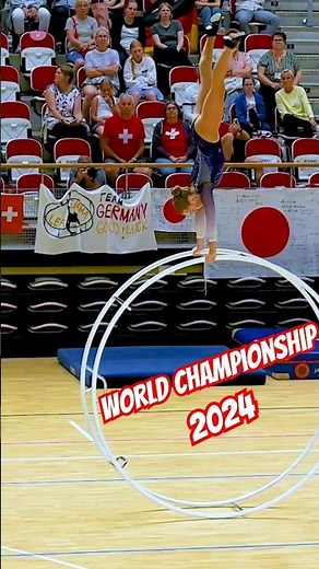 World Championships #2024 in #Gymwheel Woman Malena Kernacs