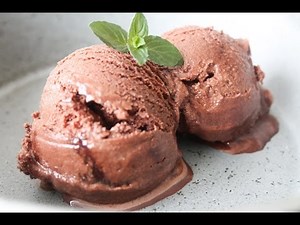 How To Make Chocolate Gelato With Chocolate Syrup Swirl - By One Kitchen Episode 490