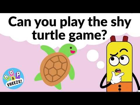 The Shy Turtle Game 🐢 | Kids Dance Song | Hop and Freeze