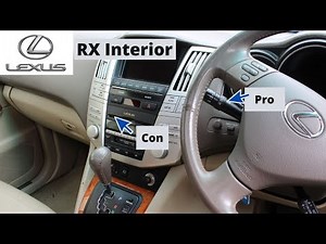 Lexus RX interior pros and cons