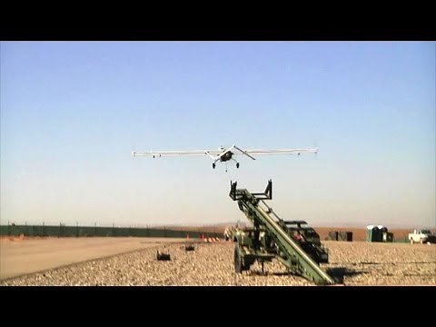 AAI RQ-7 Shadow UAV Launch And Recovery
