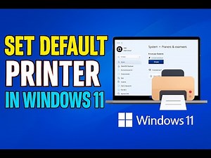 How to set default printer in windows 11