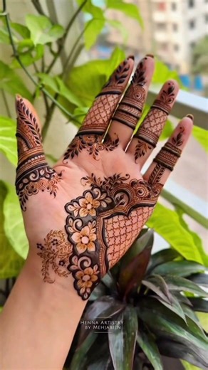 Eid Day Mehndi Designs collection 😍✨ #trending #shorts #aumemehndi