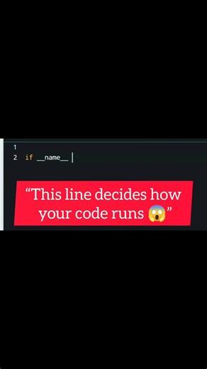 name == "main" Explained 😱 | Python Entry Point #shorts #python #codingwithpk #codingwithpk #coding
