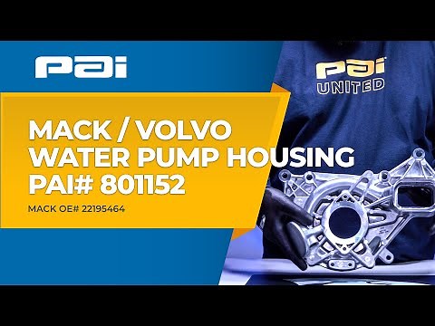 Mack/Volvo MP8/D13 Water Pump Housing (PAI# 801152, OEM# 22195464)