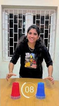 Can Arrange the Cup with Same Color?Watch till END #shorts #shortsvideo #shortsfeed #trending #viral