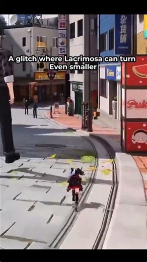 A glitch where Lacrimosa can turn Even smaller