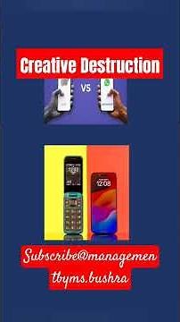 Creative Destruction Explained under 2 minutes| MBA Concept