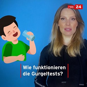 21K views · 193 reactions |  Die Nase voll von Corona-Abstrichen? Es gibt auch Tests, die nach dem Mundwasser-Prinzip funktionieren: Guuuuuurgeln  | rbb24 | Facebook