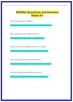 RESNet Questions and Answers Rated A1862 636x882