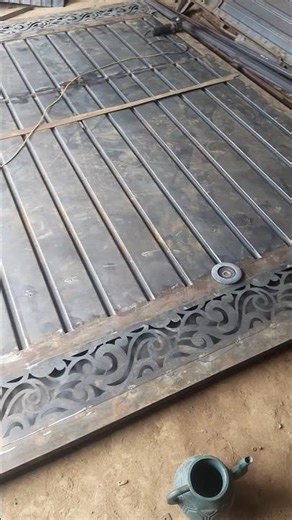 Simple gate design for home || New gate design #foryou #metal #welding #cnc #sliding