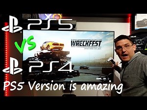 WRECKFEST PS5 vs PS4 - PS5 Version is so much better! NOW ON PS PLUS!