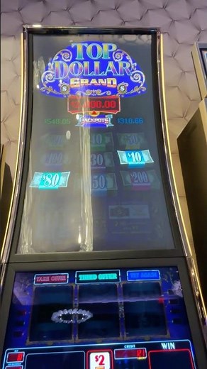 $20/Spin First Time Playing Top Dollar Grand - Jackpots Win!