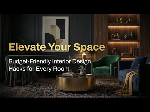 Elevate Your Space: Budget-Friendly Interior Design Hacks for Every Room ✅