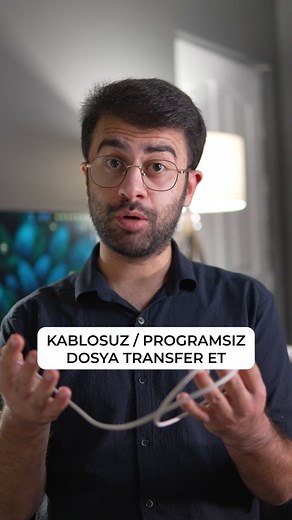 58K views · 834 reactions | Kablosuz ve programsız dosya transfer et #işbirliği değildir #kablosuzdosyaaktarma #dosya #dosyatransfer | Teknotacı | Facebook