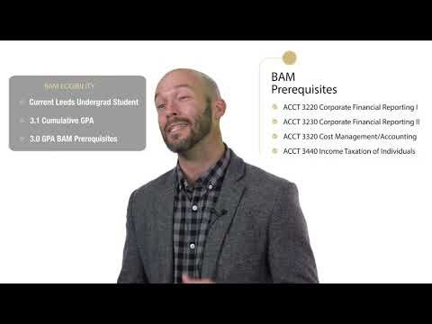 Bachelor's Accelerated Master's (BAM) 4+1 Program