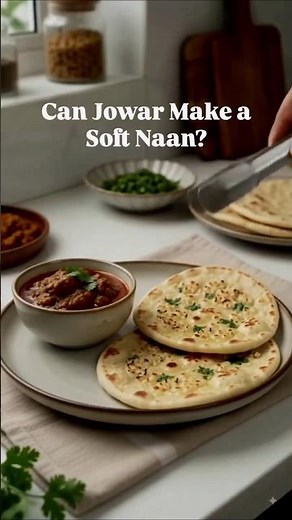 No Maida Jowar Garlic Naan | Soft & Healthy | Easy Tawa Recipe
