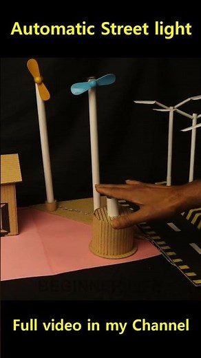 Automatic Street light Project #experiment #scienceproject #diy #technology