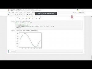 how to plot sin graph in python