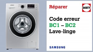 [TUTO VIDEO] Que signifie le code erreur BC1 ou BC2 sur un lave-linge Samsung ? – Article – Communauté SAV Darty