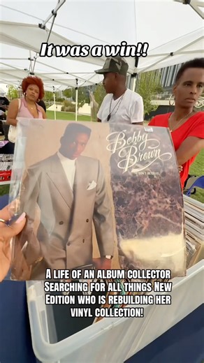A life of an album collector Searching for all things New Edition #bobbybrown #newedition