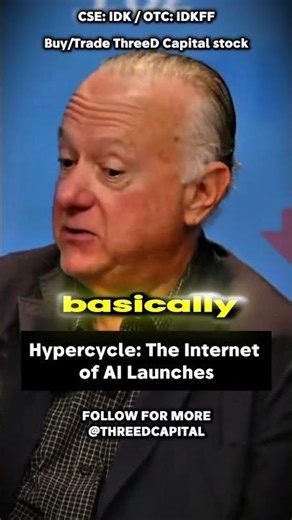 Hypercycle: The Internet of AI Launches @ThreeDCapital