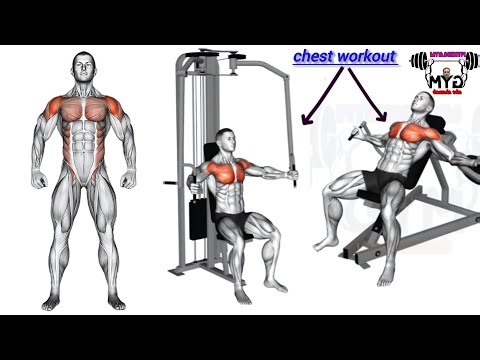 full chest workout at gym 🔥How to make your chest muscle bigger