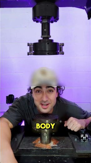 What Would Happen If a Hydraulic Press Crushed a Human? 😱
