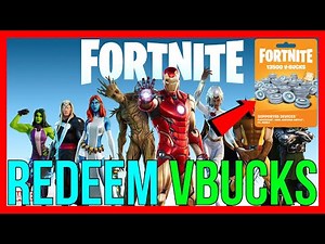 How to Redeem Fortnite V Bucks Code on Epic Games | Redeem Fortnite V-Bucks Code in Epic Games