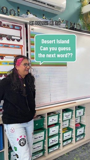 Guess the Next Word Challenge on a Desert Island