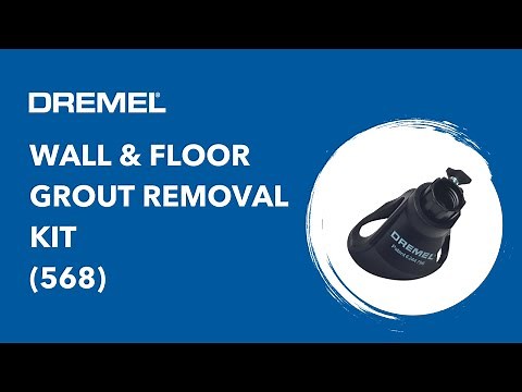 Say goodbye to grout and hello to fresh tiles with the Dremel Grout Removal attachment (568)