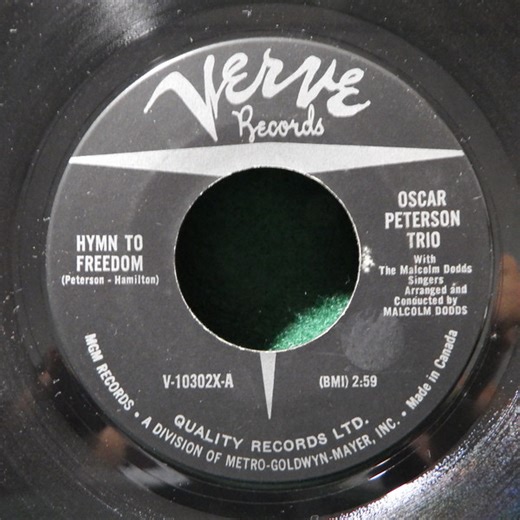 Oscar Peterson Trio With The Malcolm Dodds Singers - Hymn To Freedom / Hallelujah Time