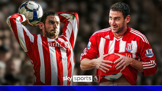 Premier League: Every goal scored from Rory Delap's ICONIC long throw-ins for Stoke City!