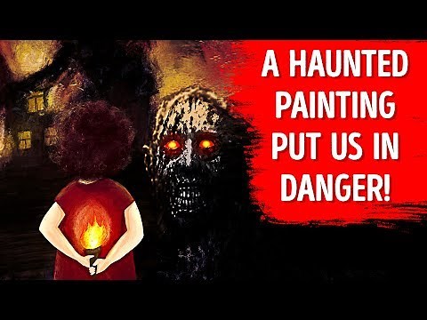 7- SECOND RIDDLES HORROR EDITION: A HAUNTED PAINTING! HORROR STORY ANIMATED