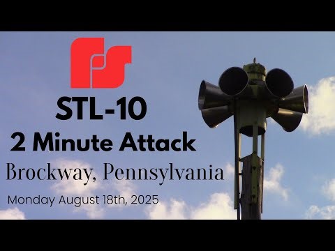 Federal Signal STL-10 Siren Test @ Brockway, Pennsylvania