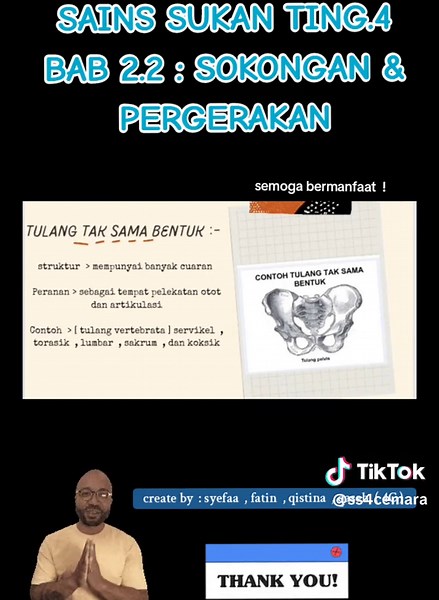 Klasifikasi dan Peranan Tulang dalam Sains Sukan Tingkatan 4