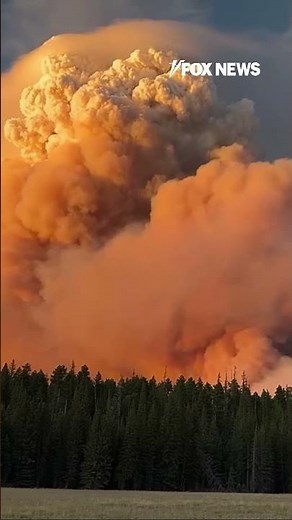 WATCH: Fire near Grand Canyon forms megafire smoke cloud
