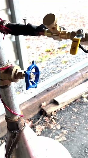 Quick look at the propane Ribbon Burner forge setup.