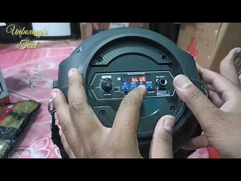 unboxing Speaker Bluetooth Kimiso 8"